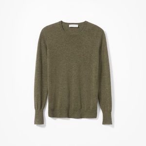 Everlane The Cashmere Crew in Loden